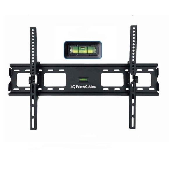 37-70 inch Tilting TV Wall Mount Bracket Holds 121 lbs/55kg and Max VESA 600, Fits 12" 16" Wall Wood Studs, Safety Lock & Integrated Bubble Level