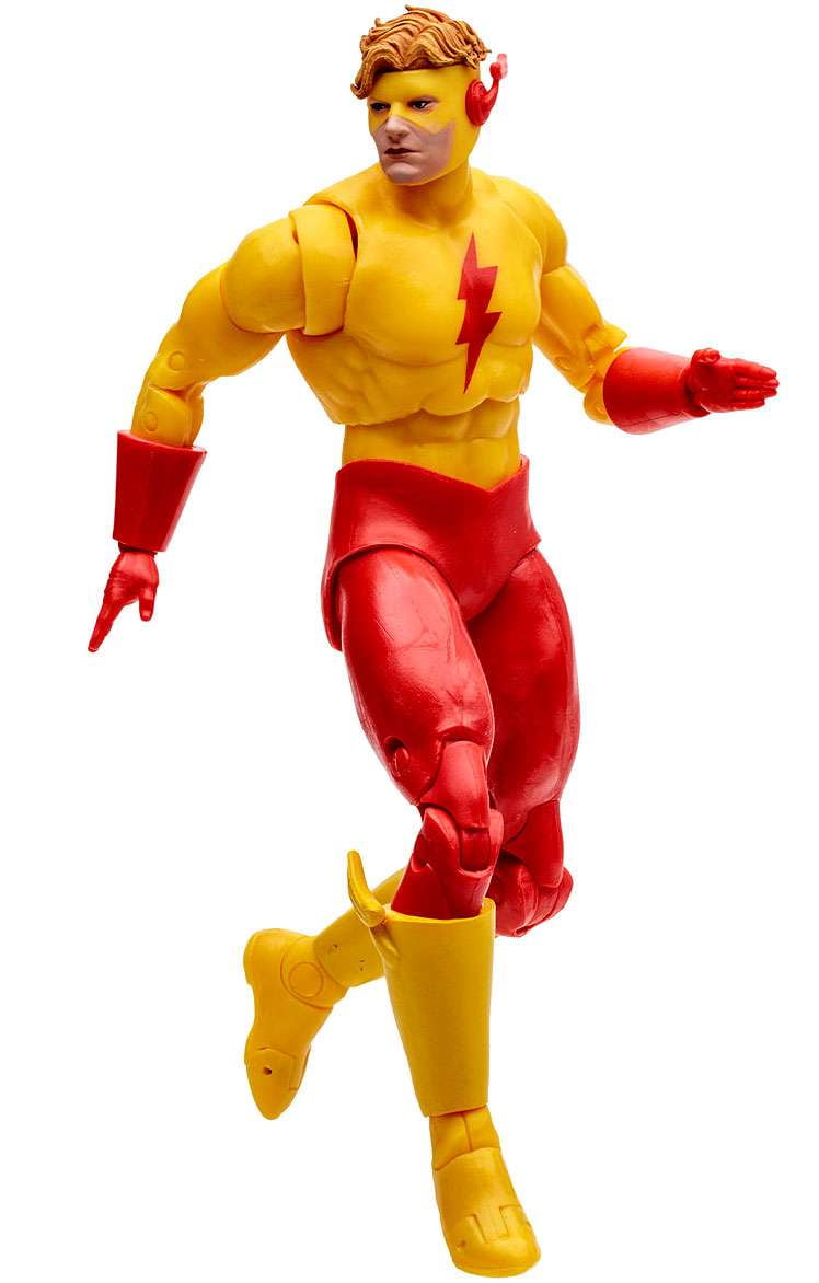 McFarlane Toys, DC Multiverse The Flash Wally West Red Suit 7 Inch Action Figure, Collectible DC Rebirth Figure with Unique Collector Card - From 12 Years