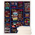 thumbnail image 4 of Teacher Gifts for Women Blanket,Teacher Blanket,Teacher Appreciation Gifts Throw Blanket,Valentine Teacher Gifts,Kindergarten Preschool Teacher Gifts for Christmas Sofa Couch Beds Decor 50x60, 4 of 5
