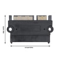 thumbnail image 2 of Peggybuy 7+15 Male To Female Converter Head 22Pin Power Data Adapter SATA To SATA Adapter, 2 of 6