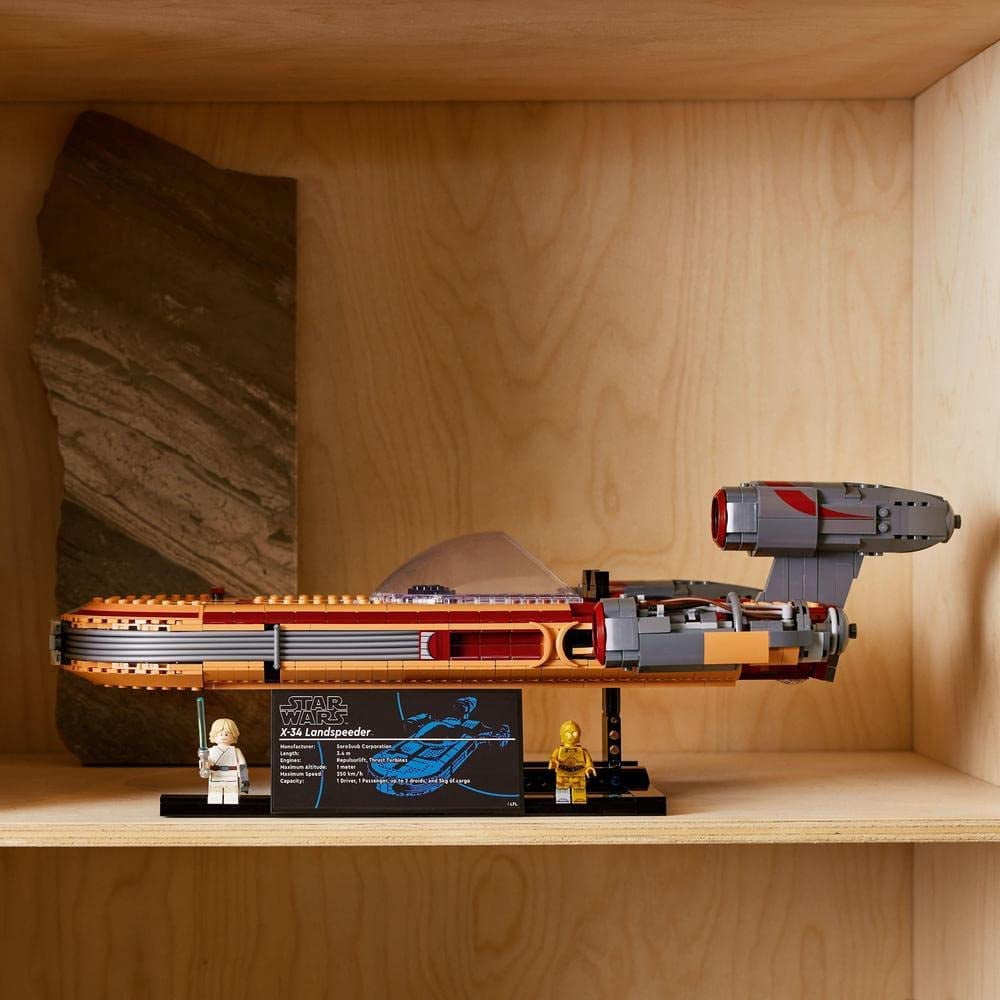 LEGO Luke Skywalker's Landspeeder 75341, Ultimate Collector Series Star Wars Building Kit for Adults