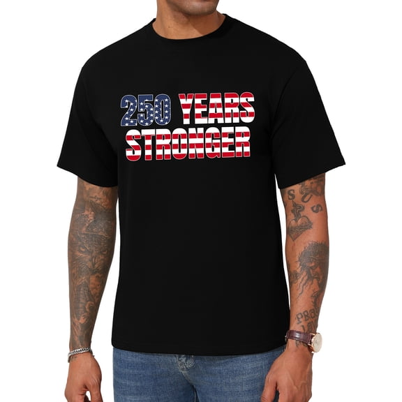HAOMEILI Men's Graphic T-Shirts USA Flag Cotton Short Sleeve American Patriotic Crewneck Casual Regular Tee Shirts