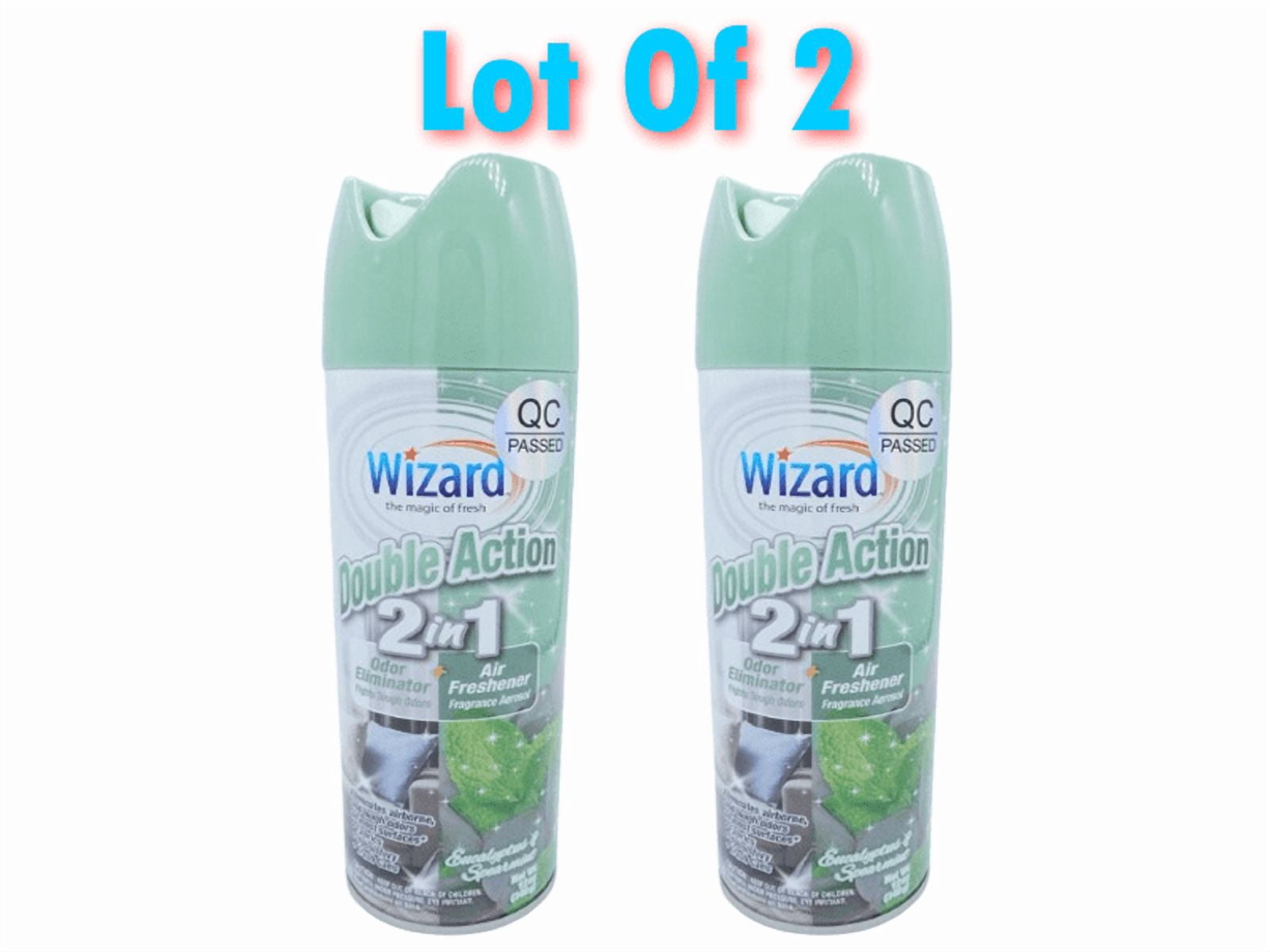 Wizards, Odor Neutralizer, Double Action, Citrus Blast, 2 Pack