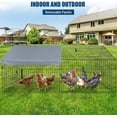 thumbnail image 5 of Garvee 86"×40"×40" Metal Chicken Coop,Chicken Run with Waterproof Cover, Outdoor Backyard Farm Animal Enclosure Crate Pet Playpen Exercise Pen for Rabbit Duck, 5 of 6
