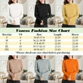thumbnail image 3 of absuyy Women Fall Sweaters Warm Lightweight Winter Knitted Sweaters Long Sleeve Pullover Tops 2025, 3 of 4
