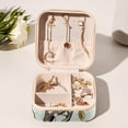 thumbnail image 6 of Tree Travel Portable Square Jewelry Organizer Box - Earring Holder, Ring, Necklace, Bracelet Storage - Suitable for Girls and Women - Jewelry Stand, Jewelry Boxes, 6 of 6