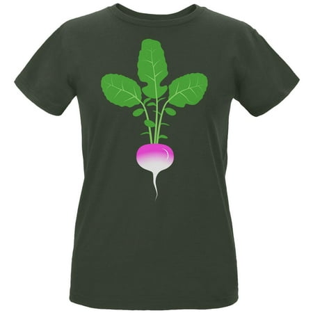 Halloween Vegetable Turnip Costume Womens Organic T Shirt City Green