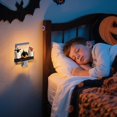 thumbnail image 4 of Ghost Campfire Nightlight, 2026 New Halloween Campfire Flickering Night Light,3D Spooky Fire Marshmallow Night Light for Halloween Decor(Pumpkin Ghost), 4 of 6