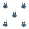 thumbnail image 3 of Sonducket Conjunto de ropa de algodón para niñas, elegante, informal, de verano, reemplazo corto, moda, estudiante, adolescente, falda, camisa, Type2 NO2, 3 of 6