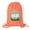 Blue Egg-Orange, variant on Personalized Easter Basket Bags, Cotton Drawstring Backpacks Custom Easter Bags - Swirly Egg