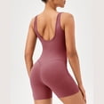 thumbnail image 1 of Gspmoly Shorts de Course pour Femmes, Combinaison d'Entraînement de Sport Sans Manches Ajustée Unie pour Femmes, Shorts de Randonnée pour Femmes, Articles en Liquidation Rouge m, 1 of 4