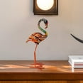 thumbnail image 6 of FashionCha Flamingo Garden Statue Birds Sculptures Indoor Outdoor Lawn Home Ornaments Resin Style A, 6 of 9