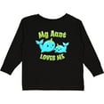 thumbnail image 3 of Inktastic My Aunt loves me- cute narwhal Boys or Girls Long Sleeve Toddler T-Shirt, 3 of 5
