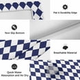 thumbnail image 5 of Blue Plaid Outdoor Rug 4x6 Ft, Non Slip Washable Area Rug, Modern Minimalist Geometric Gingham Checkered Patio Rugs Carpet Runner, Large Floor Mat for Indoor/Outdoor Deck Porch Camping, 5 of 8