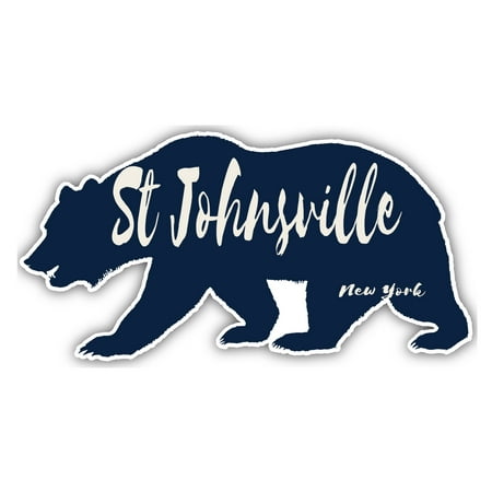 

St Johnsville New York Souvenir 3x1.5-Inch Fridge Magnet Bear Design