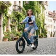thumbnail image 6 of Lilypelle Folding Step-Thru Electric Bike for Adults, 20"×3.0 Fat Tire 7 Speed Electric Cargo Bicycle, 500Wh Built-in detachable battery, Peak 1000W Rear Motor，20MPH, Fits for 4'9" to 6'5", 6 of 10