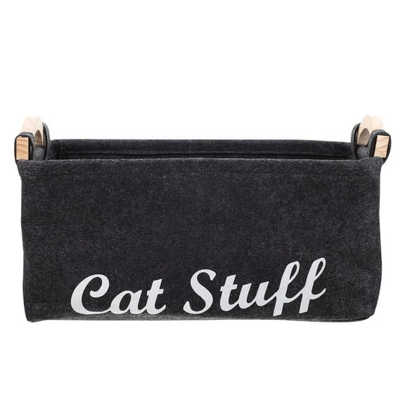 Cat Apparel & Accessories/Cat Toys/Pet Supplies Storage Basket/Bin with Handles, Collapsible & Convenient Storage Solution for Office, Bedroom, Closet, Toys, Laundry