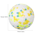 thumbnail image 2 of Miangastore 2 Pcs Balle pour Chien Durable pour Flotter, Balles Rebondissantes à Mâcher, Couleurs Vives pour l'Entraînement et l'Exercice des Chiens, 2 of 9
