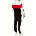 thumbnail image 2 of CUBECIRCLE Sweatsuits for Men Set 2 piece Athletic Jogging Suits Zip up Track Suit Men's Color Block Set with Zip-up Hoodie, 2 of 5
