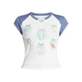 thumbnail image 5 of Sardine Women's Graphic Tee with Short Sleeves, Sizes XXS-XXL, 5 of 5