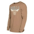 thumbnail image 2 of Men's New Era  Tan Chicago Bulls 2024/25 City Edition Long Sleeve T-Shirt, 2 of 5