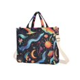 thumbnail image 7 of FORMRS Womens Corduroy Tote Bag Crossbody Shoulder Handbag with Pocket, Zodiac Stars, 7 of 7