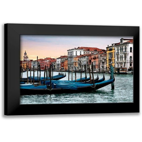 Pahl, Janel 14x11 Black Modern Framed Museum Art Print Titled - Dawn in Venice