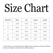 Women's Ripped Boyfriend Jeans Loose Fit Distressed Stretchy Denim PantsBlack L