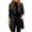 Black, variant on Women's Jackets Open Front Oversized Knit Long Cardigan Coat with Pockets Ladies Mid Long Pea Coats Notch Lapel Button Fall Sweaters Wool Blend Overcoat Winter OutwearPlus Size M-4XL