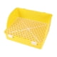 thumbnail image 2 of Arenero para conejos, bandeja de baño fácil de limpiar para conejos enanos y hurones Galesaur. Amarillo, 2 of 8