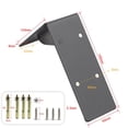 thumbnail image 1 of Heavy Duty Mantel Brackets, Large Metal Shelf, Wall Mounted Floating Triangle, 1 of 1