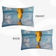 thumbnail image 2 of Goofa Monk Walking On Water Pattern Pillow Case – Plush & Soft Cushion Cover, Hypoallergenic Throw Pillow Case for Comfortable Sleep with Envelope Closure-20"x30", 2 of 6