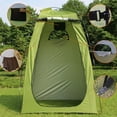 thumbnail image 2 of Portable Pop Up Privacy Shower Tent Spacious Changing Room for Camping Hiking Beach Toilet Shower Bathroom Green, 2 of 6