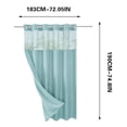 thumbnail image 3 of Dmlowu Shower Curtain, Waterproof Shower Curtain Liner, Lightweight Sturdy Shower Curtains for Bathroom Hotel Home Decor, 72x75 Inch Double-Layer Cloth Shower Curtain, 3 of 6