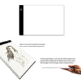 thumbnail image 4 of Matsuzay Escritorio de escritura de Anime, plataforma de visualización translúcida, estación de copia, tablero emisor de luz pinturas No.2, 4 of 6