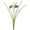 Royal Blue, variant on 26" Artificial Iris Flower, Real Touch Fake Flower Bouquet with Long Stem for Flower Arrangement, Wedding Centerpiece, Bridal Bouquet, Home Kitchen Party Decor
