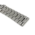 thumbnail image 5 of Bandini 20mm Silver Tone Stainless Steel Watch Band for Men - Metal Replacement Watch Strap - Adjustable Length - Push Button Deployment Clasp - Link Removal Tool Included, 5 of 7