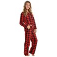 thumbnail image 6 of Angelina Christmas Cozy Fleece Notch Collar Pajama Set with Pockets (1-Pack), 6 of 6