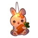 thumbnail image 4 of Linterna 3D DIY Kits de artesanía forma animal linterna china lámpara colgante iluminación LED con zanahoria, 4 of 8