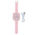 thumbnail image 1 of Watch Fan, Adjustable Three Levels Charging Fan USB Charging Automatic Size Adjustment Cartoon  For Outdoor For Kids For School Pink Pig, 1 of 8