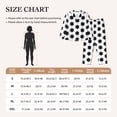 thumbnail image 4 of Picia Soccer Ball Pattern Women’s Long-Sleeve Sleepwear Set - Soft 2-Piece Loungewear with Pockets, Comfy PJs for Relaxing Nights-, 4 of 7