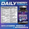 thumbnail image 5 of Multivitamin for Men, Advanced Supplement with Full-Spectrum Formula, Essential Vitamins A, C, D, E, & Zinc - High Potency B Vitamins Multi - Men’s Daily Multivitamins - Bottled in USA - 120 Capsules, 5 of 11