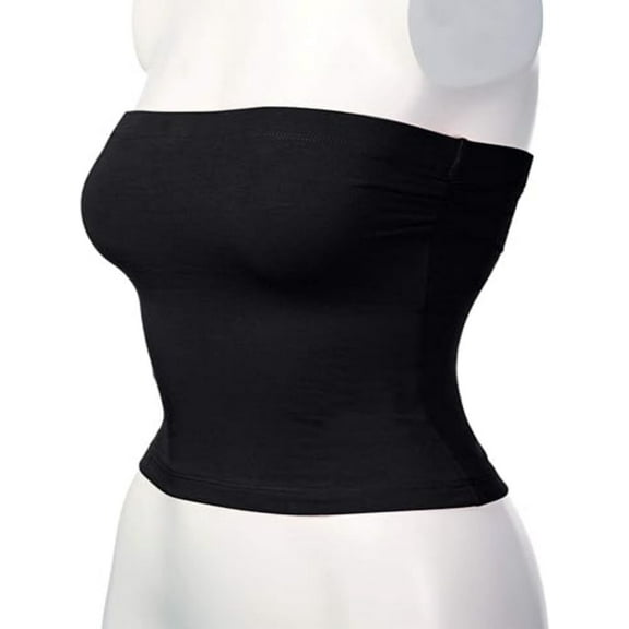 Women's Basic Casual Strapless Backless Bandeau Bra Tube Top