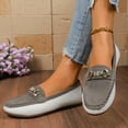 thumbnail image 3 of Dakaela Casual Slip on Shoes for Women Driving Walking Dress Loafers Round Toe Ballet Nurse Shoes, 3 of 7
