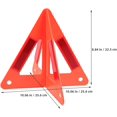 thumbnail image 2 of Generic 5pcs Reflective Roadside Warning Triangles Vehicle Emergency Foldab, 2 of 6