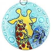 Ruth's Ethical Goods Giraffe Christmas Tree Ornament - Art Glass Light Catcher