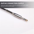thumbnail image 5 of Yuangui Electric Guitar Audio Cable 6.35mm Stereo Speaker Cable Black, 5 of 11