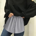 thumbnail image 6 of JGTDBPO Women'S Layered Tiered Sheer Stripe Printing Extender Half Slip Plus Size Skirt, 6 of 9