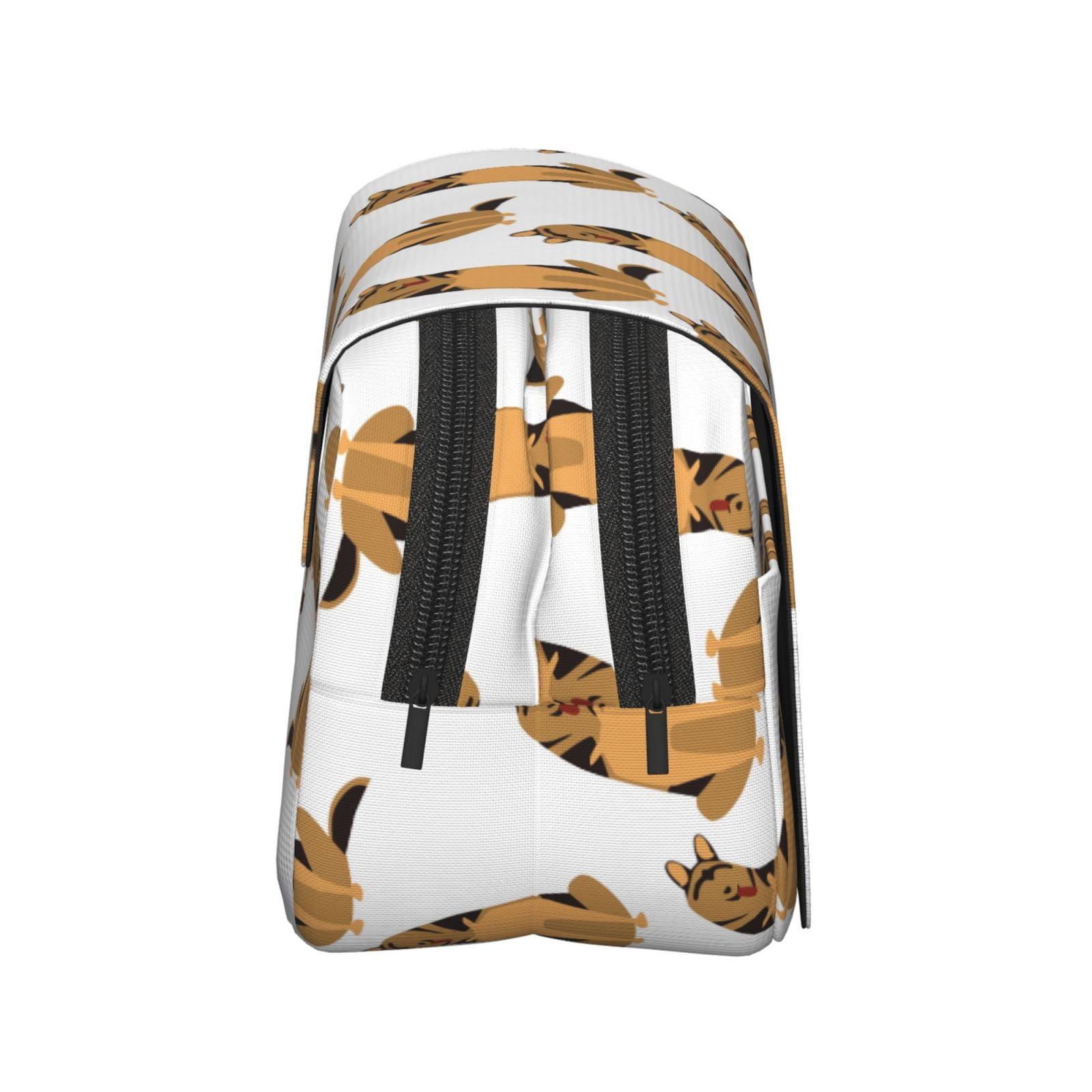 Rateoe German Shepherd Dog Pattern Double Clamshell Pen Case, Storage Organizer with Two Zipper Compartments– Holds Up to 50 Pencils & Pens