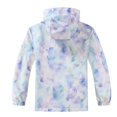 thumbnail image 3 of CPNG Girls and Boys Hooded Jacket Tie Dye Full Zip Rainproof Windproof Windbreaker Coat Kids Lightweight Outdoor Jacket, 3 of 5